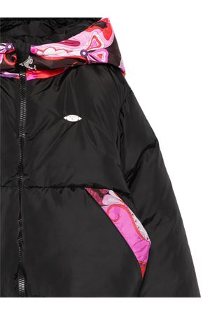 giubbotto in poliestere nero EMILIO PUCCI KIDS | PX2A27N0118930